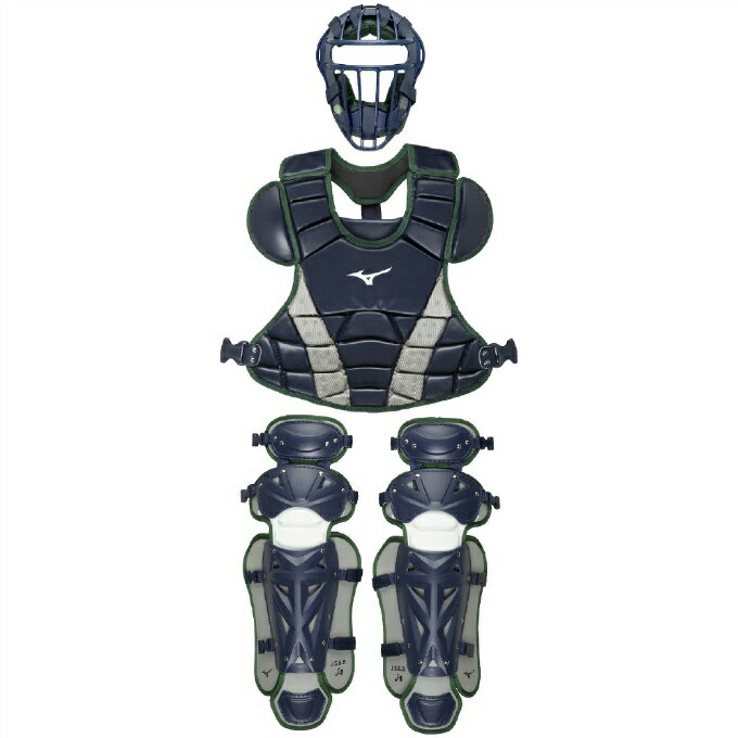 【全品対象最大10%OFF!11/20 20:00〜11/27 1:59】ミズノ キャッチャープロテクター 少年軟式 ジュニア 小学生軟式ゴムソフト捕手防具3点...