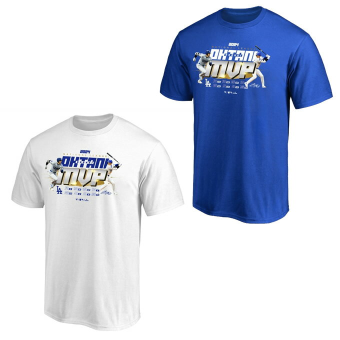 エムエルビー MLB 野球ウェア 半袖Tシャツ O．S MVP 2024 獲得記念 T ML01-24FW-0074