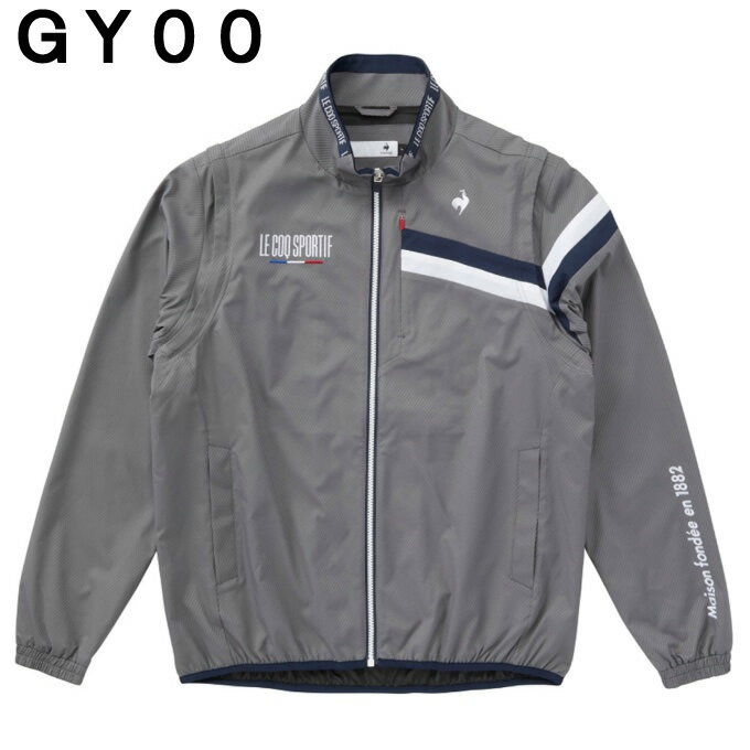 【全品対象最大3万ポイント還元＆10％OFF！ 3/4 20:00〜3/11 1:59】ルコックスポルティフ le coq sportif ゴルフウェア ブルゾン メンズ 2WAYブルゾン LG5SWB00M 2