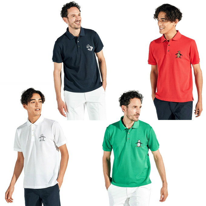 マンシング Munsingwear ゴルフウェア ポロシャツ 半袖 メンズ SEASON 70周年記念 アーカイブペンギン半袖ポロシャツ MG5SHS37M