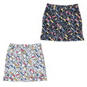 【全品対象最大10%OFFクーポン発行中!~2025年7/26 1:59】ルコックスポルティフ le coq sportif ゴルフウェア スカート レディース モンドリアン小柄スカート LG5SSK06L