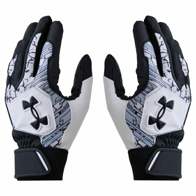アンダーアーマー 野球 バッティンググローブ 両手用 メンズ UA CLEAN UP BATTING GLOVES 6001310-002 UNDER ARMO...