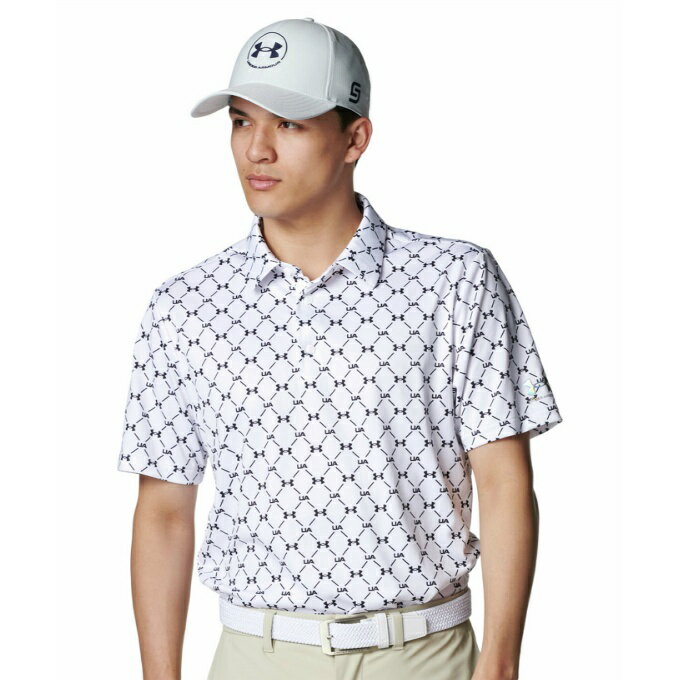 ޡ ե ݥ Ⱦµ  UA ARMOURDRY MICRO MONOGRAM POLO 6001249-...
