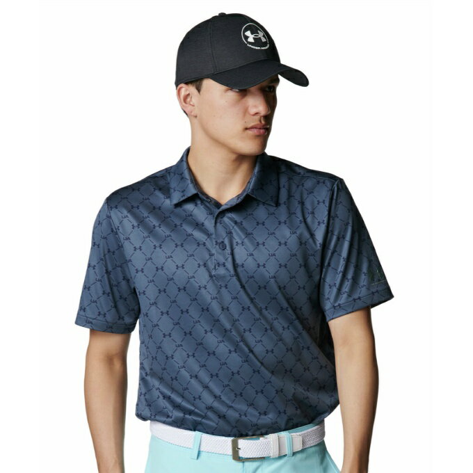 ޡ ե ݥ Ⱦµ  UA ARMOURDRY MICRO MONOGRAM POLO 6001249-...