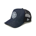 ニューエラ ゴルフ キャップ メンズ 9FORTY A-Frame トラッカー Circle OOTTF インディゴデニム ネイビー 14388611 NEW ...
