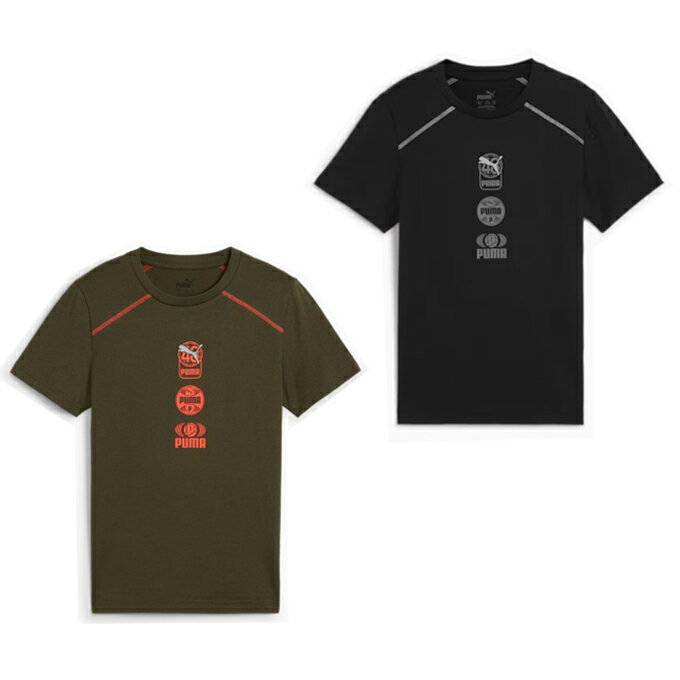 楽天ヒマラヤ楽天市場店【全品最大10％OFF！6/22 20:00〜6/27 1:59】プーマ Tシャツ 半袖 ジュニア キッズ ボーイズ アクティブスポーツ グラフィック 半袖 Tシャツ II B 684076 PUMA