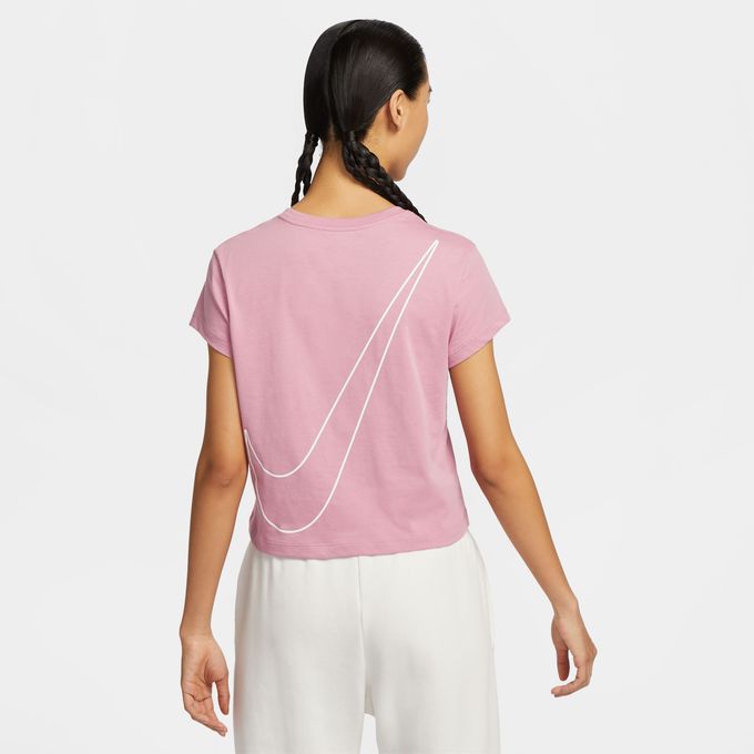 ナイキ Tシャツ 半袖 レディース L NSW CLUB 背面Bロゴ 半袖T HF9457-646 NIKE