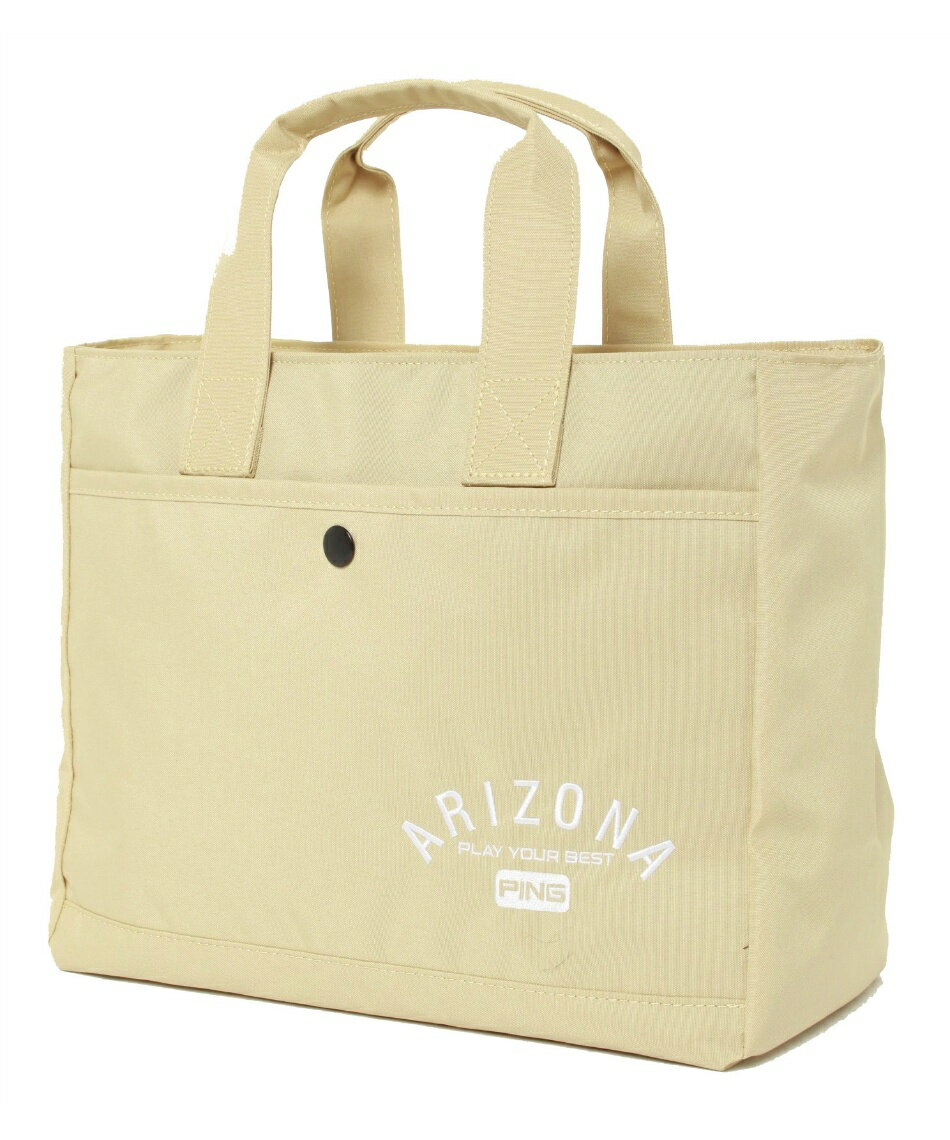 PING カジュアルラウンドトートバッグ レモン PING カジュアルラウンド