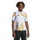 アディダス サッカーウェア レプリカシャツ ジュニア レアル・マドリード 24/25 プレマッチジャージー キッズ JJ3491 KRS20 adidas