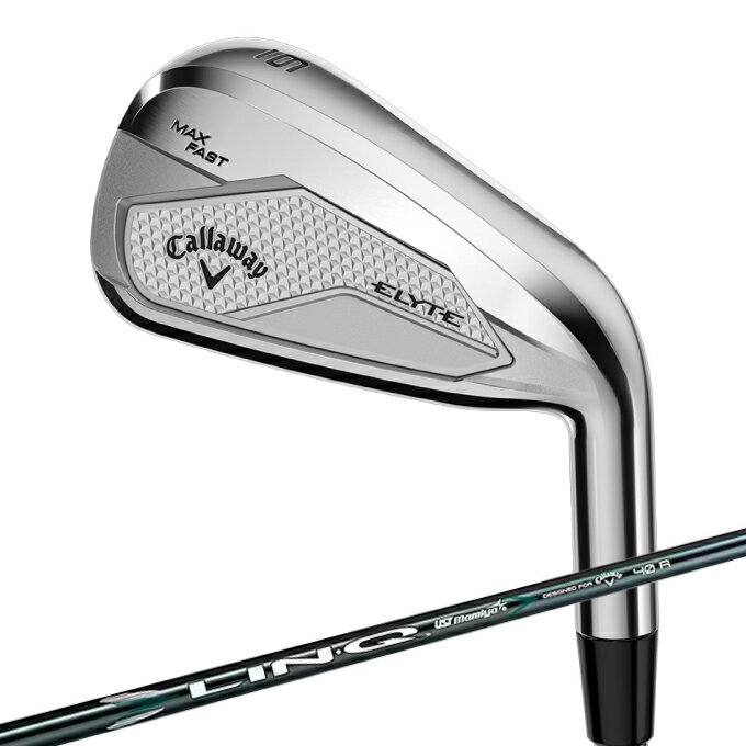 ELYTE MAX FAST �A�C�A�� 5�{�Z�b�g [LIN-Q GREEN 40 for Callaway �t���b�N�X�FR]