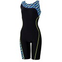 スピード Speedo フィットネス水着 オールインワン レディース アシンメトリールースンニースキン SFW12403-TQ