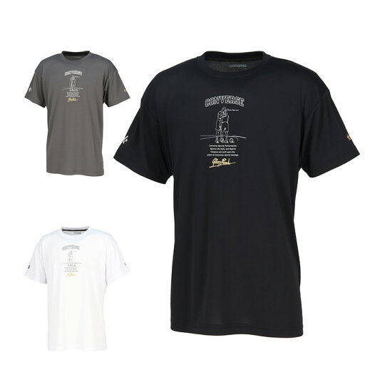 コンバース CONVERSE バスケットボールウェア 半袖シャツ メンズ レディース ゴールドシリーズTシャツ CBG251354 コンバース CONVERSE バスケットボールウェア 半袖シャツ メンズ レディース ゴールドシリーズTシャツ CBG251354