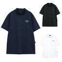 【最大10%OFFクーポン!7/4 20:00~7/11 1:59】キャロウェイ ゴルフウェア 半袖シャツ メンズ 裏クールバックプリント半袖モックシャツ C25134122 Callaway