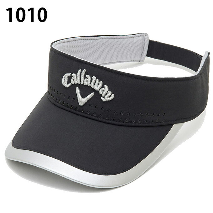キャロウェイ ゴルフ サンバイザー レディース タフタパンチングバイザー C25191206 Callaway