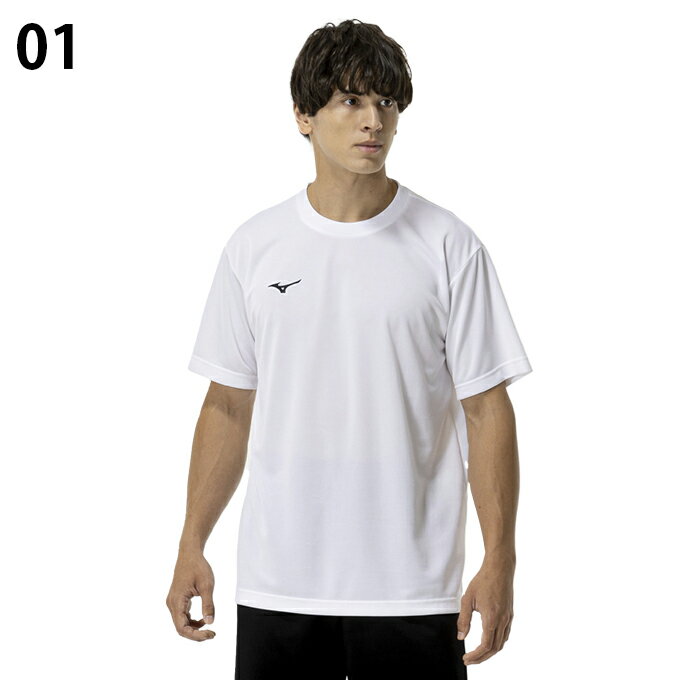 ミズノ Tシャツ 半袖 メンズ ナビドライTシャツ 丸首 32MAC190 MIZUNO