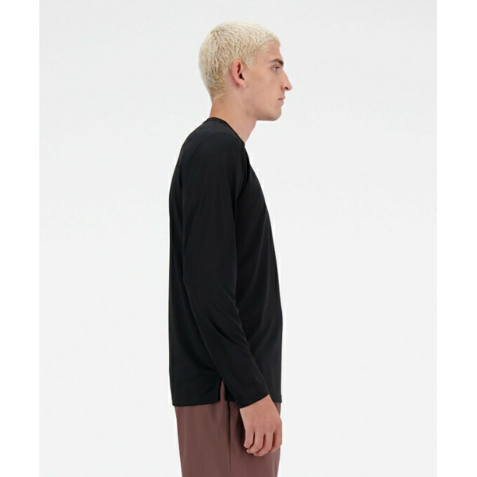 ニューバランス ランニングウェア Tシャツ 長袖 メンズ ESS 長袖T MT41225 BK new balance 2