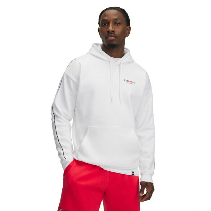 【全商品ポイント10倍！4/5 20:00〜23:59】アンダーアーマー スウェットパーカー メンズ UA PROJECT ROCK ICON FLEECE HOODIE 1389916-100 UNDER ARMOUR