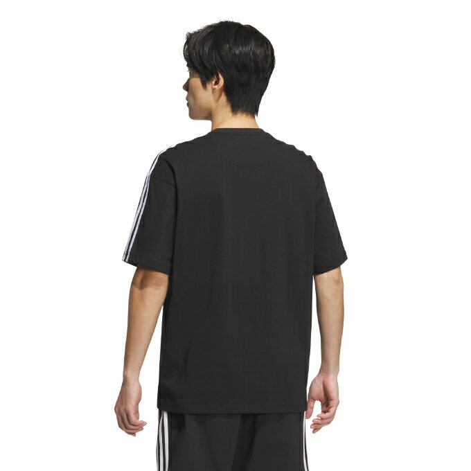 アディダス Tシャツ 半袖 メンズ エッセンシャルズ プラス ルーズフィット スリー...