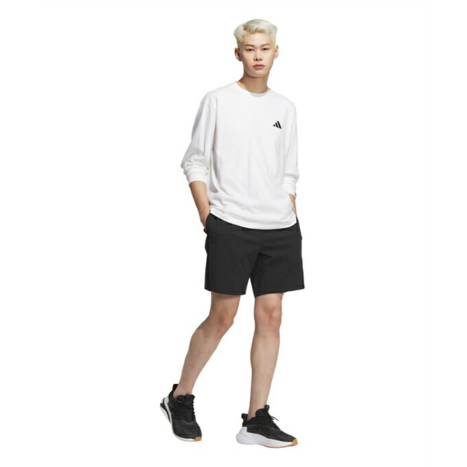 アディダス Tシャツ 長袖 メンズ エッセンシャルズ プラス ルーズフィット スモー...