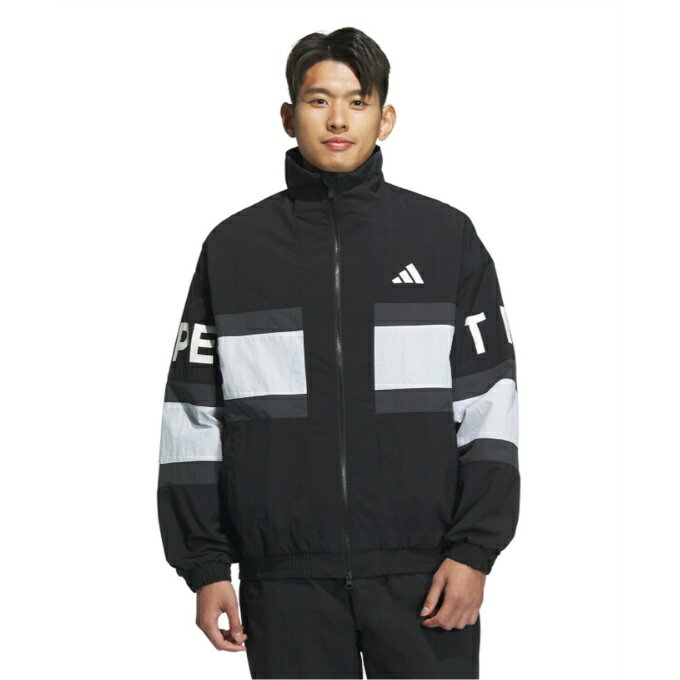 アディダス ウインドブレーカー ジャケット メンズ ワーディング パック ルーズフィット メッシュ裏地付き ウーブンジャケット JM2064 KQD39 adidas