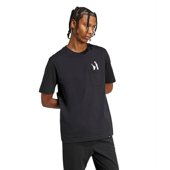 アディダス Tシャツ 半袖 メンズ ラウンジ サンダルグラフィック 半袖ポケットTシ...