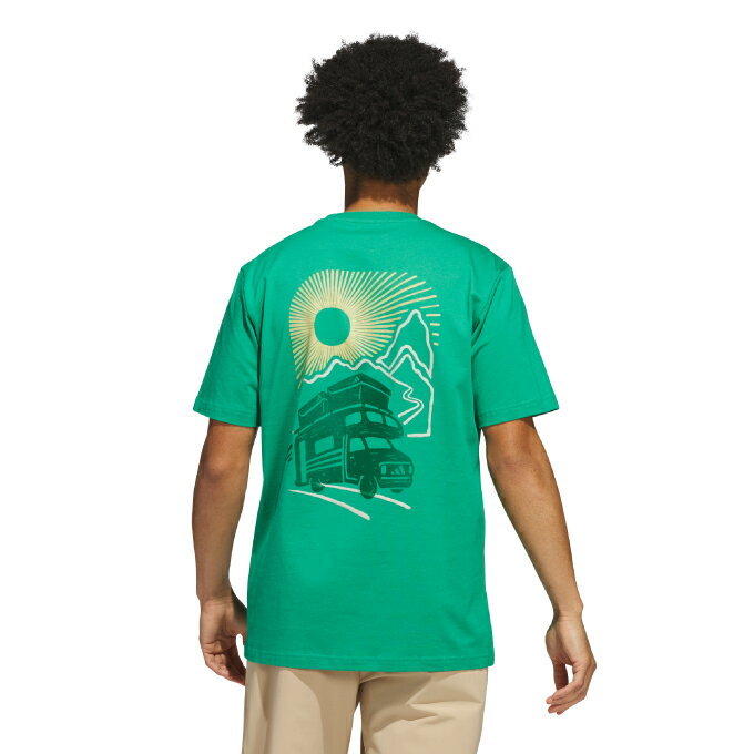 アディダス Tシャツ 半袖 メンズ ジェットセットキャンパーグラフィック半袖Tシャツ JETSET グラフィックTシャツ KSI85-IK3064 adidas