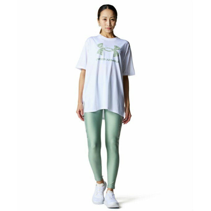アンダーアーマー Tシャツ 半袖 レディース UA TECH OVERSIZE SHORT SLEEVE T-SHIRT 6001329-100 UNDER ARMOUR