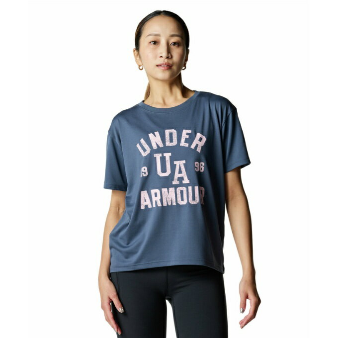 アンダーアーマー Tシャツ 半袖 レディース UA TECH BOX GRAPHIC T-SHIRT 6001332-044 UNDER ARMOUR