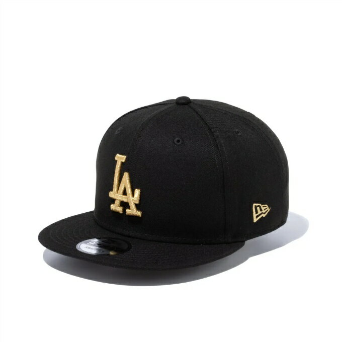 ニューエラ NEW ERA 帽子 キャップ メンズ レディース 9FIFTY ロサンゼルス・ドジャース ブラック × ゴールド 14524964