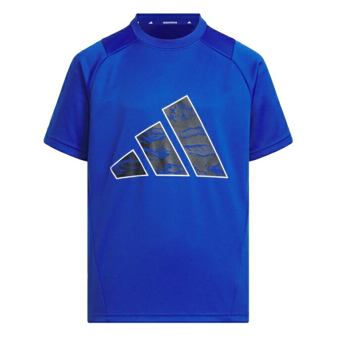 アディダス Tシャツ 半袖 ジュニア キッズ エッセンシャルズ 3バー カモ柄 半袖Tシャツ JM4545 KCE63 a..