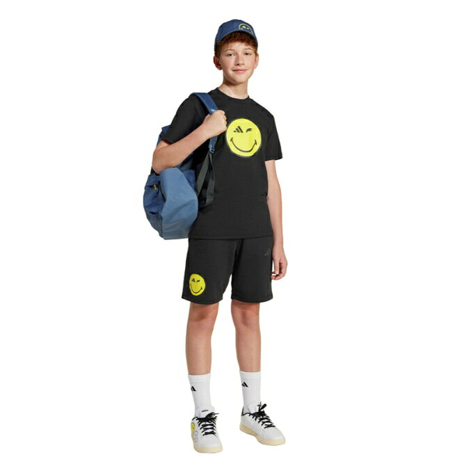 アディダス Tシャツ 半袖 ジュニア adidas × Smileyworld グラフィック 半袖Tシャ...