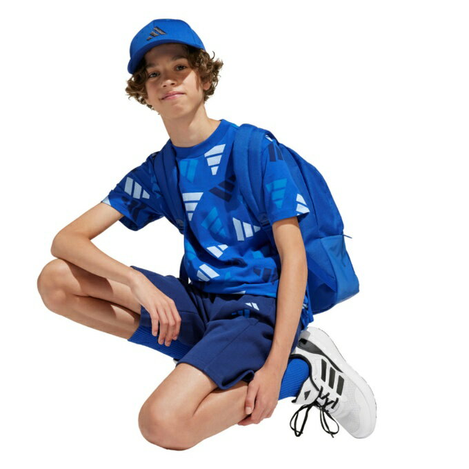 アディダス Tシャツ 半袖 ジュニア シーズナル エッセンシャルズ ロゴ セレブレー...