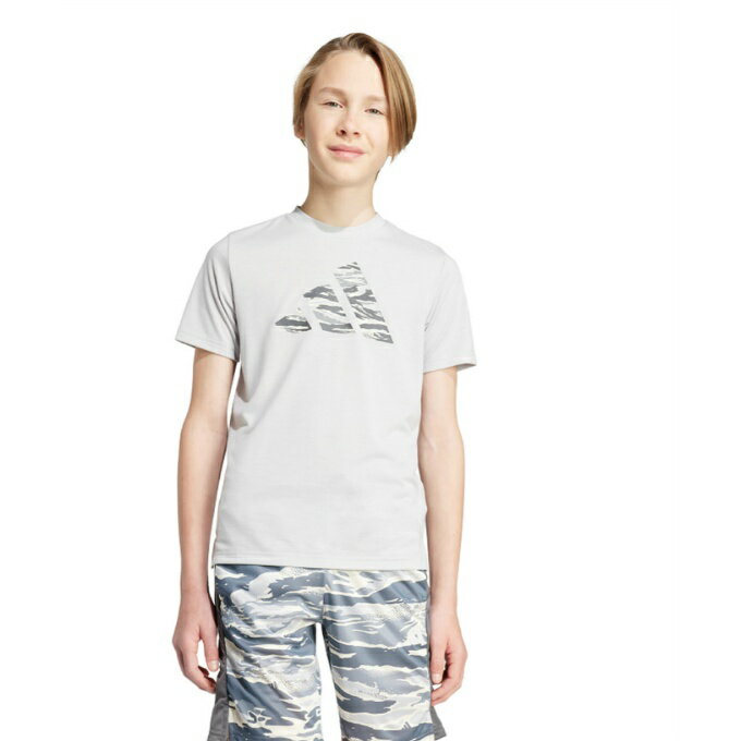 アディダス Tシャツ 半袖 ジュニア トレーニング エッセンシャルズ カモプリント 半袖Tシャツ キッズ J..
