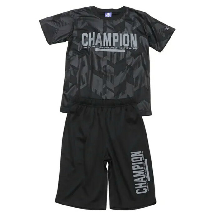 チャンピオン Champion Tシャツ 上下セット ジュニア キッズ Tシャツ アンド ショーツセット CK-BSW03-..