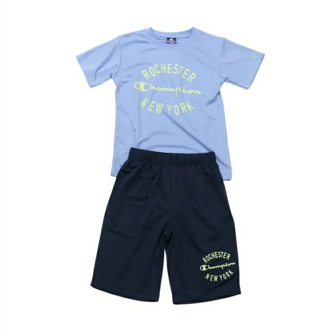 楽天ヒマラヤ楽天市場店チャンピオン Champion Tシャツ 上下セット ジュニア キッズ Tシャツ アンド ショーツセット スポーツ CK-BSW04-310