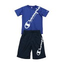 チャンピオン Champion Tシャツ 上下セット ジュニア キッズ Tシャツ アンド ショーツセット スポーツ CK-BSW04-340