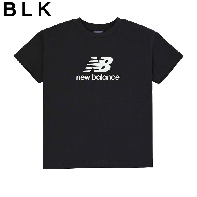 ニューバランス Tシャツ 半袖 ジュニア Stacked Logo SS Top ABT55541 new balance