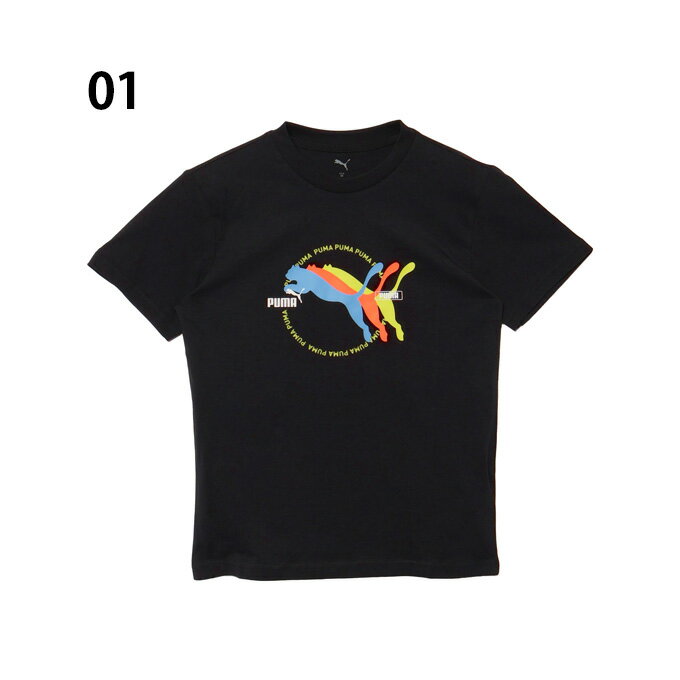 プーマ Tシャツ 半袖 ジュニア グラフィック Tシャツ 687884 PUMA