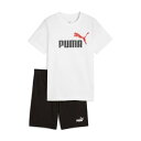 【全品対象最大10%OFFクーポン!7/13 10:00~7/15 23:59】プーマ Tシャツ 上下セット ジュニア ボーイズ ESS 2 カラー NO. 1 ロゴ 半袖 Tシャツ アンド ショーツ セット 687867-02 PUMA
