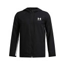 アンダーアーマー クロスウェア ジャケット ジュニア UAライバル ウーブン ジャケット 1390154-001 UNDER ARMOUR