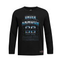 【全品対象最大10%OFF!2025年8月4日20:00~8月11日1:59】 アンダーアーマー Tシャツ 長袖 ジュニア UAカンファレンス チャンピオンズ ロゴ ロングスリーブ Tシャツ 1390014-001 UNDER ARMOUR