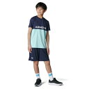 【全品対象最大10%OFF!2025年8月4日20:00~8月11日1:59】 アンダーアーマー Tシャツ 半袖 ジュニア UA TECH COLOR BLOCK T-SHIRT & SHORTS SET 6001343-410 UNDER ARMOUR