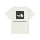 【全品対象最大10%OFF!2025年8月4日20:00~8月11日1:59】 ザ・ノース・フェイス Tシャツ 半袖 ジュニア B SS BACK SQU T ショートスリーブバックスクエアロゴティー NTB32538-W ノースフェイス THE NORTH FACE