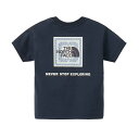 【全品対象最大10%OFF!2025年8月4日20:00~8月11日1:59】 ザ・ノース・フェイス Tシャツ 半袖 ジュニア B SS Bandana Square Logo Tee NTB32546-UN ノースフェイス THE NORTH FACE