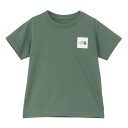 【全品対象最大10%OFF!2025年8月4日20:00~8月11日1:59】 ザ・ノース・フェイス Tシャツ 半袖 ジュニア T SS Small Square Logo Tee NTT32532-DG ノースフェイス THE NORTH FACE