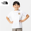 【全品対象最大10%OFF!2025年8月4日20:00~8月11日1:59】 ザ・ノース・フェイス Tシャツ 半袖 ジュニア SS Small Square Logo Tee NTJ32358-WH ノースフェイス THE NORTH FACE