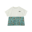 【全品対象最大10%OFF!2025年8月4日20:00~8月11日1:59】 ザ・ノース・フェイス(THE NORTH FACE) Tシャツ 半袖 ジュニア トドラーアドベンチャーティー NTT32533-WD 【国内正規品】