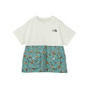 【全品対象最大10%OFF!2025年8月4日20:00~8月11日1:59】 ザ・ノース・フェイス(THE NORTH FACE) Tシャツ 半袖 ジュニア アドベンチャーティー NTJ32533-WD 【国内正規品】
