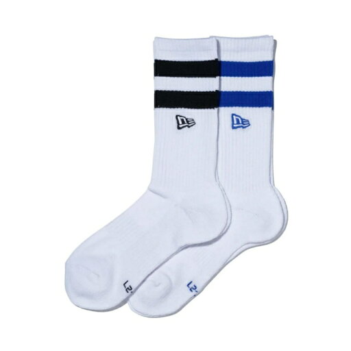 ニューエラ NEW ERA ソックス メンズ レディース ジュニア クルー 2ペア ライン 14518185 SOCKS ニューエラ NEW ERA ソックス メンズ レディース ジュニア クルー 2ペア ライン 14518185 SOCKS
