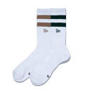 ニューエラ NEW ERA ソックス メンズ レディース ジュニア クルー 2ペア ライン 14518184 SOCKS